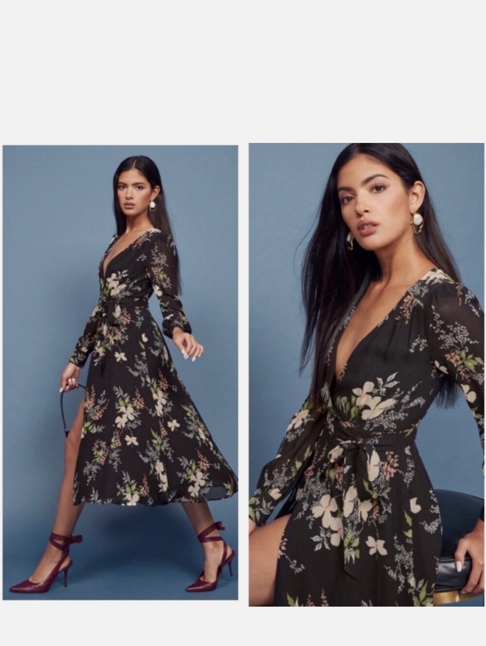 Reformation Susanna Wrap Dress